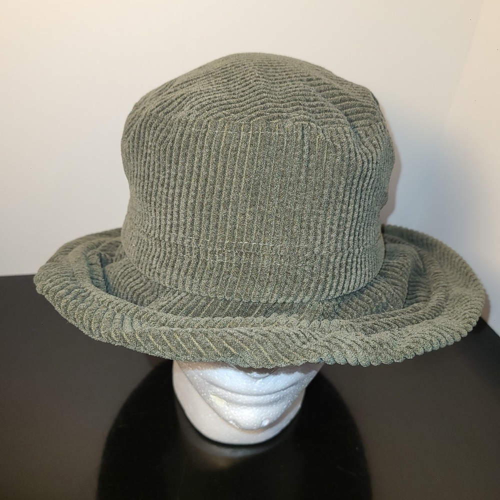 NWOT Altar'd State Corduroy Bucket Hat Olive Y2K 90s Boho Hippie One Size Adult